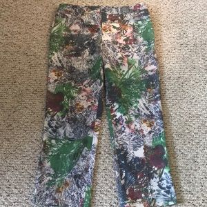 Peace of Cloth woman’s pants 12 floral cropped new